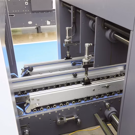 Máquina encoladora de carpetas de cajas de cartón corrugado a precio de fábrica