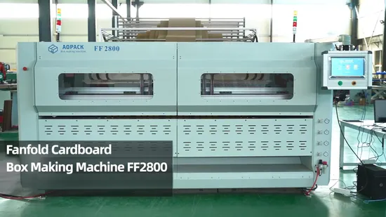 Máquina automática de fabricación de cajas de cartón corrugado, embalaje, corte, impresión, flexografía